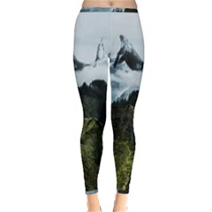 Blue Whales Dream Inside Out Leggings by goljakoff