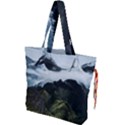 Blue whales dream Drawstring Tote Bag View1