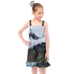 Blue Whales Dream Kids  Overall Dress by goljakoff