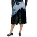 Blue whales dream Classic Velour Midi Skirt  View2