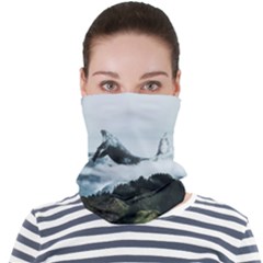 Blue Whales Dream Face Seamless Bandana (adult)