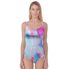 Rainbow Paint Camisole Leotard  by goljakoff