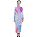 Rainbow paint Turtleneck Maxi Dress View1