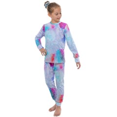 Rainbow Paint Kids  Long Sleeve Set  by goljakoff