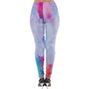 Rainbow paint Lightweight Velour Leggings View2