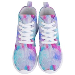 Rainbow Paint Women s Lightweight High Top Sneakers by goljakoff