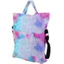 Rainbow paint Fold Over Handle Tote Bag View2