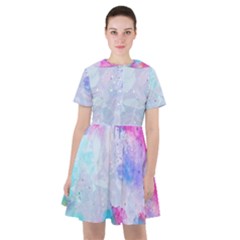 Rainbow Paint Sailor Dress by goljakoff