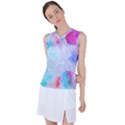 Rainbow paint Women s Sleeveless Sports Top View1