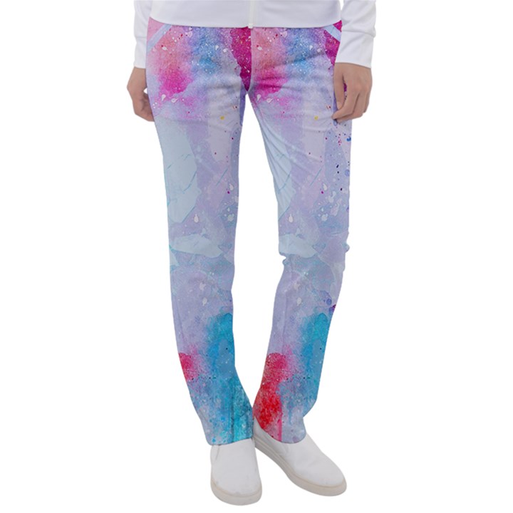 Rainbow paint Women s Casual Pants