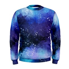 Blue Space Paint Men s Sweatshirt by goljakoff