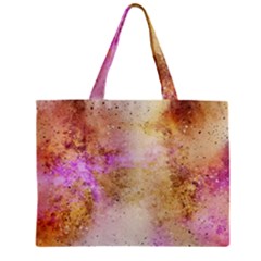 Golden Paint Zipper Mini Tote Bag by goljakoff