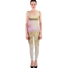 Golden Paint One Piece Catsuit by goljakoff