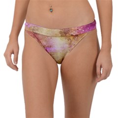 Golden Paint Band Bikini Bottom by goljakoff