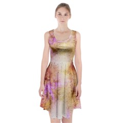 Golden Paint Racerback Midi Dress by goljakoff