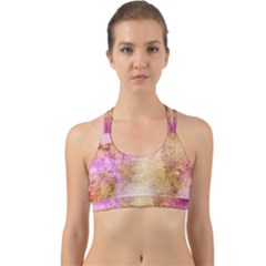 Golden Paint Back Web Sports Bra by goljakoff