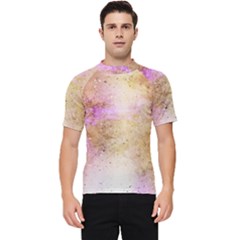 Golden Paint Men s Short Sleeve Rash Guard by goljakoff