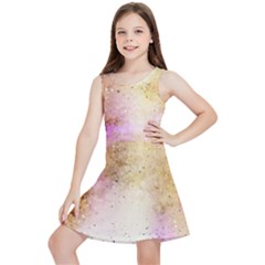 Golden Paint Kids  Lightweight Sleeveless Dress