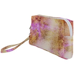 Golden Paint Wristlet Pouch Bag (small) by goljakoff