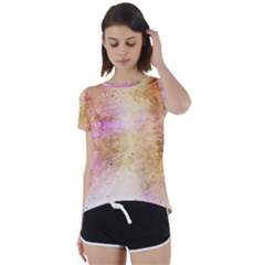 Golden Paint Short Sleeve Foldover Tee by goljakoff