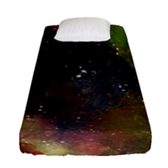 Color Splashes Fitted Sheet (single Size) by goljakoff