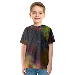 Color Splashes Kids  Sport Mesh Tee