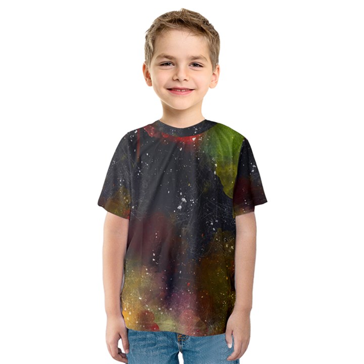 Color splashes Kids  Sport Mesh Tee