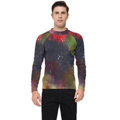 Color Splashes Men s Long Sleeve Rash Guard