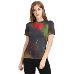 Color Splashes Women s Short Sleeve Rash Guard by goljakoff