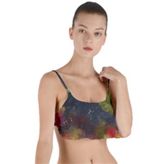 Color Splashes Layered Top Bikini Top  by goljakoff