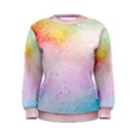 Rainbow splashes Women s Sweatshirt View1