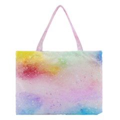 Rainbow Splashes Medium Tote Bag by goljakoff