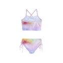 Rainbow splashes Girls  Tankini Swimsuit View2