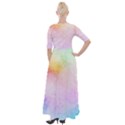 Rainbow splashes Half Sleeves Maxi Dress View2