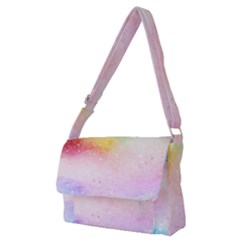 Rainbow Splashes Full Print Messenger Bag (m) by goljakoff