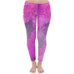 Purple Space Classic Winter Leggings by goljakoff