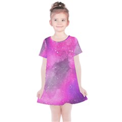 Purple Space Kids  Simple Cotton Dress by goljakoff