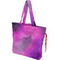 Purple space Drawstring Tote Bag View1