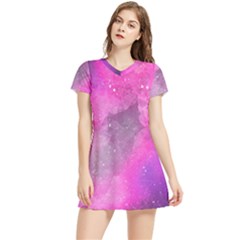 Purple Space Women s Sports Skirt by goljakoff