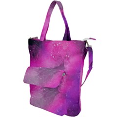 Purple Space Shoulder Tote Bag by goljakoff