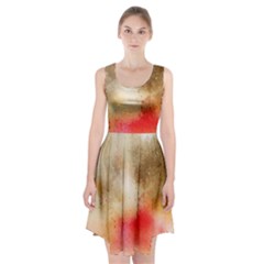 Golden Paint Racerback Midi Dress by goljakoff