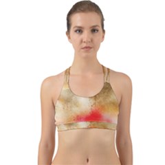 Golden Paint Back Web Sports Bra by goljakoff