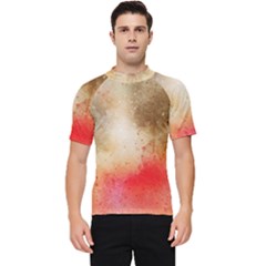 Golden Paint Men s Short Sleeve Rash Guard by goljakoff