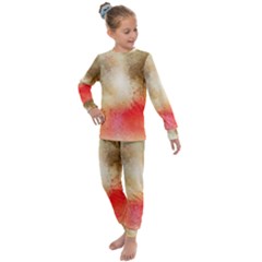 Golden Paint Kids  Long Sleeve Set  by goljakoff