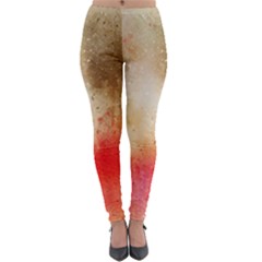 Golden Paint Lightweight Velour Leggings by goljakoff