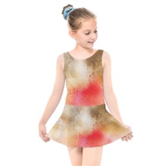 Golden Paint Kids  Skater Dress Swimsuit by goljakoff