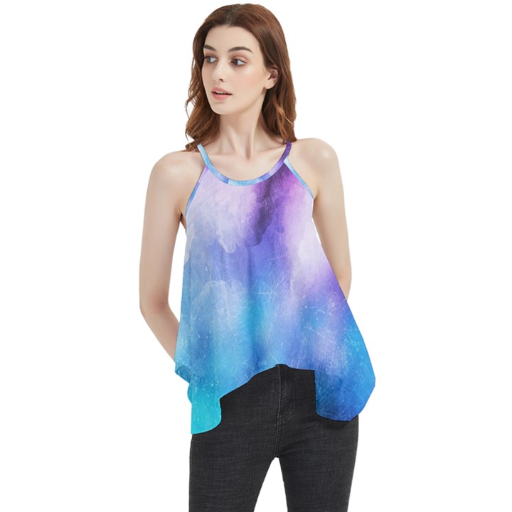 Metallic paint Flowy Camisole Tank Top