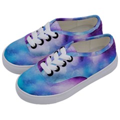 Metallic Paint Kids  Classic Low Top Sneakers by goljakoff