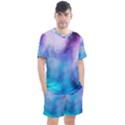 Metallic paint Men s Mesh Tee and Shorts Set View1