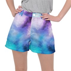 Metallic Paint Ripstop Shorts by goljakoff